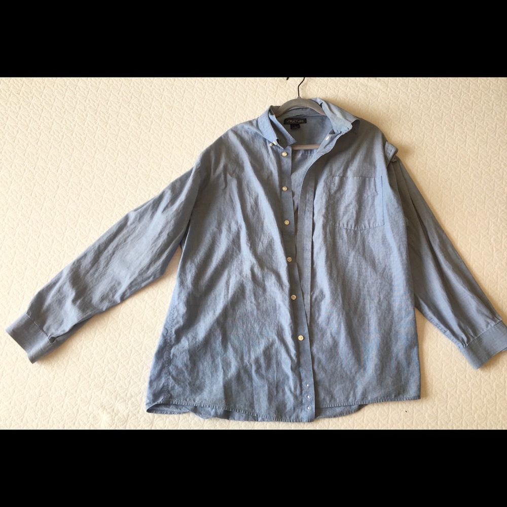 Blue dress shirt